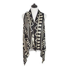 Load image into Gallery viewer, Premium Geometric Aztec Print Open Print Kimono Vest Cardigan Poncho Sweater Top
