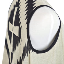 Load image into Gallery viewer, Premium Reversible Geometric Cross Kimono Vest Cardigan Poncho Sweater Top