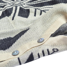Load image into Gallery viewer, Premium Snowflakes & Reindeer Print Kimono Cardigan Blouse Poncho Sweater Top