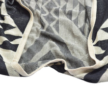 Load image into Gallery viewer, Premium Geometric Diamond Patterned Kimono Cardigan Blouse Poncho Sweater Top