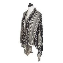 Load image into Gallery viewer, Premium Tribal Aztec Geometric Print Kimono Cardigan Blouse Poncho Sweater Top