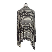 Load image into Gallery viewer, Premium Tribal Aztec Geometric Print Kimono Cardigan Blouse Poncho Sweater Top