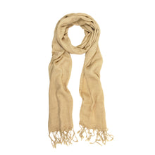 Load image into Gallery viewer, Elegant Solid Color Viscose Fringe Scarf