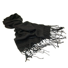 Load image into Gallery viewer, Elegant Solid Color Viscose Fringe Scarf
