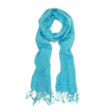 Load image into Gallery viewer, Elegant Solid Color Viscose Fringe Scarf