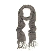 Load image into Gallery viewer, Elegant Solid Color Viscose Fringe Scarf