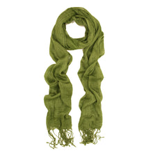 Load image into Gallery viewer, Elegant Solid Color Viscose Fringe Scarf