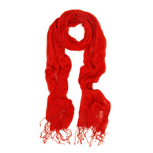 Load image into Gallery viewer, Elegant Solid Color Viscose Fringe Scarf