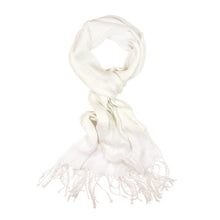 Load image into Gallery viewer, Elegant Solid Color Viscose Fringe Scarf