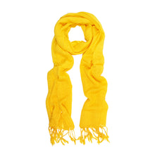 Load image into Gallery viewer, Elegant Solid Color Viscose Fringe Scarf