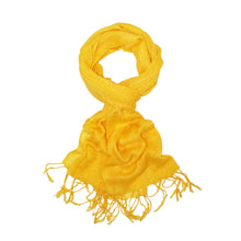Load image into Gallery viewer, Elegant Solid Color Viscose Fringe Scarf
