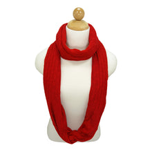 Load image into Gallery viewer, TrendsBlue Premium Solid Color Knit Infinity Circle Scarf