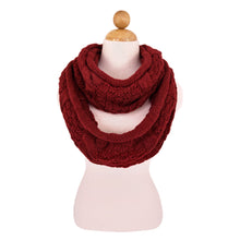 Load image into Gallery viewer, TrendsBlue Premium Winter Thick Infinity Twist Cable Knit Scarf