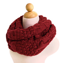 Load image into Gallery viewer, TrendsBlue Premium Winter Thick Infinity Twist Cable Knit Scarf