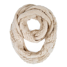 Load image into Gallery viewer, TrendsBlue Premium Winter Thick Infinity Twist Cable Knit Scarf