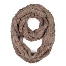 Load image into Gallery viewer, TrendsBlue Premium Winter Thick Infinity Twist Cable Knit Scarf