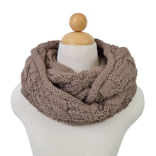 Load image into Gallery viewer, TrendsBlue Premium Winter Thick Infinity Twist Cable Knit Scarf