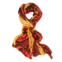 Load image into Gallery viewer, Multi Color Leopard & Zebra Mix Print Tribal Style Scarf - Different Colors Available