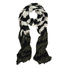 Load image into Gallery viewer, Premium Two Tone Wave Scarf