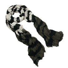 Load image into Gallery viewer, Premium Two Tone Wave Scarf