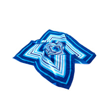 Load image into Gallery viewer, Elegant Silk Feel Wave & Square Design Satin Square Scarf - Different Colors Avail.