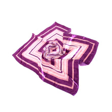 Load image into Gallery viewer, Elegant Silk Feel Wave & Square Design Satin Square Scarf - Different Colors Avail.