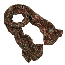 Load image into Gallery viewer, Unique Two Sided Flower and Cherry Print Scarf - Different Colors Available
