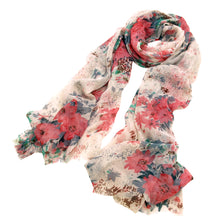 Load image into Gallery viewer, Premium Soft Viscose Flower Print Scarf
