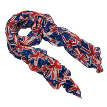 Load image into Gallery viewer, TrendsBlue UK British Flag Small Print Fashion Scarf