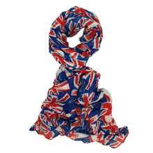 Load image into Gallery viewer, TrendsBlue UK British Flag Small Print Fashion Scarf