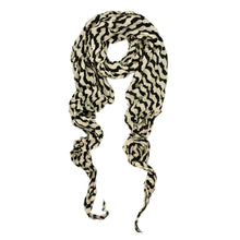 Load image into Gallery viewer, Premium Lightweight Long Crinkle Stripe Scarf