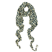 Load image into Gallery viewer, Premium Lightweight Long Crinkle Stripe Scarf