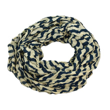 Load image into Gallery viewer, Premium Lightweight Long Crinkle Stripe Scarf