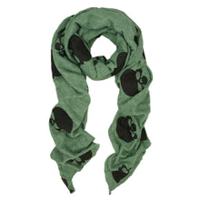 Load image into Gallery viewer, Premium Soft Long Cool Skulls Print Scarf