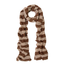 Load image into Gallery viewer, Premium Long Soft Knit Striped Scarf