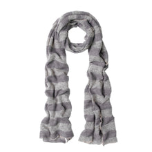 Load image into Gallery viewer, Premium Long Soft Knit Striped Scarf