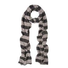 Load image into Gallery viewer, Premium Long Soft Knit Striped Scarf