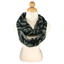 Load image into Gallery viewer, Zebra Animal Print Infinity Loop Fashion Scarf