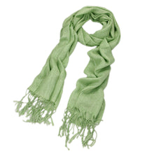 Load image into Gallery viewer, Solid Color Soft Viscose Stardust Scarf with Glitter Threads - Diff Colors Avail
