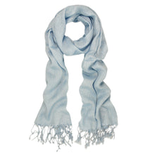 Load image into Gallery viewer, Solid Color Soft Viscose Stardust Scarf with Glitter Threads - Diff Colors Avail