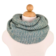 Load image into Gallery viewer, Two-Tone Winter Knit Warm Infinity Circle Scarf - Different Colors Available