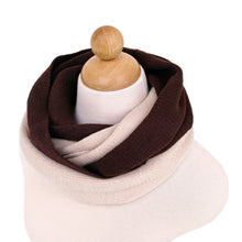 Load image into Gallery viewer, Two-Tone Winter Knit Warm Infinity Circle Scarf