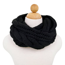 Load image into Gallery viewer, Premium Winter Twist Knit Warm Infinity Circle Scarf - Diff Colors
