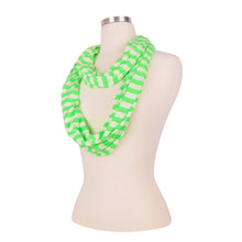 Load image into Gallery viewer, TrendsBlue Elegant Striped Color Infinity Loop Jersey Scarf