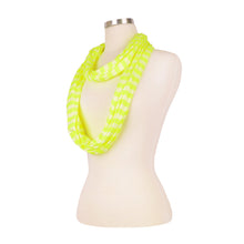 Load image into Gallery viewer, TrendsBlue Elegant Striped Color Infinity Loop Jersey Scarf
