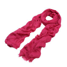 Load image into Gallery viewer, TrendsBlue Elegant Solid Color Viscose Fringe Scarf