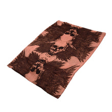 Load image into Gallery viewer, Premium Skull & Wing Graphic Print Scarf Wrap - 2 Colors Avail (White, Rust)