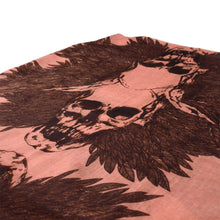 Load image into Gallery viewer, Premium Skull & Wing Graphic Print Scarf Wrap