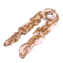 Load image into Gallery viewer, Chic Roses & Polka Dot Floral Print Scarf - Different Colors Available