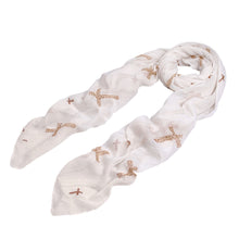 Load image into Gallery viewer, Elegant Leopard Cross Animal Print Scarf
